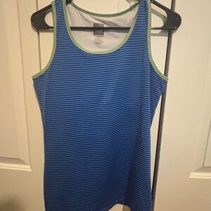 North Face - Blue Striped Tank Top- Large